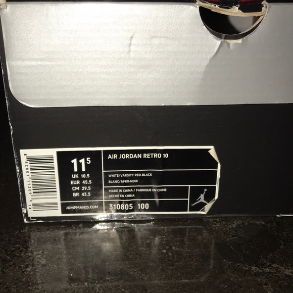 Air Jordan Retro 10. “Chicago” (2012) - Picture 6 of 7